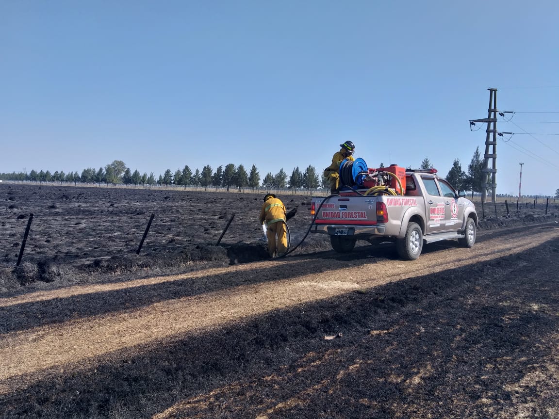 Pánico y locura: incendian 5 hectáreas de campo en Funes